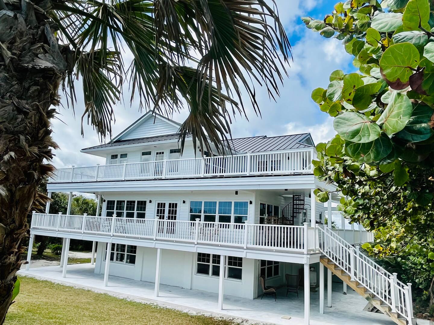 Back view of house
